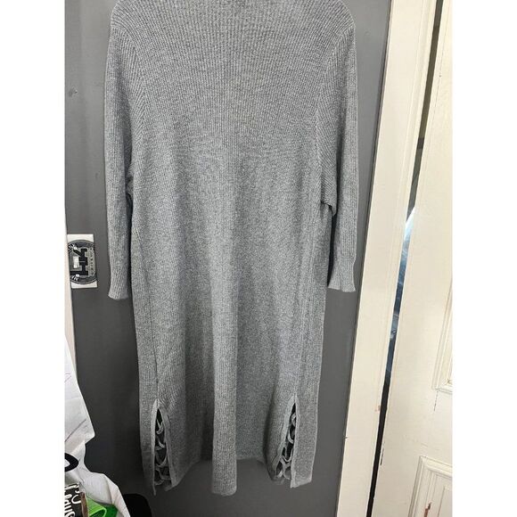 Torrid size 3 gray long Cardigan sweater - Picture 5 of 5